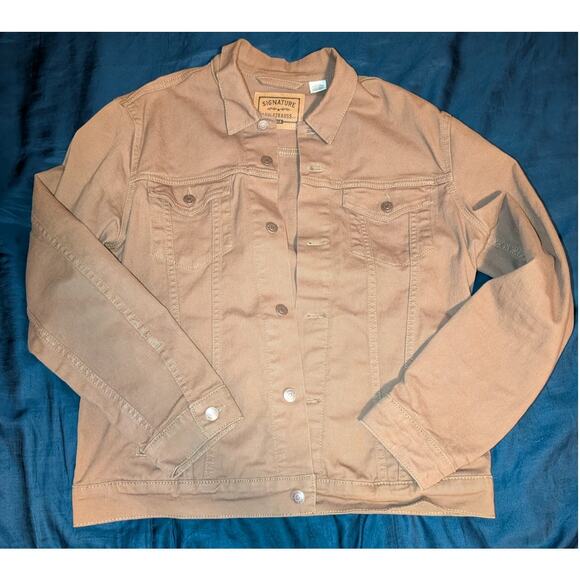 Levi Strauss Signature Gold Medium Denim Jean Jacket Men's - Picture 1 of 6